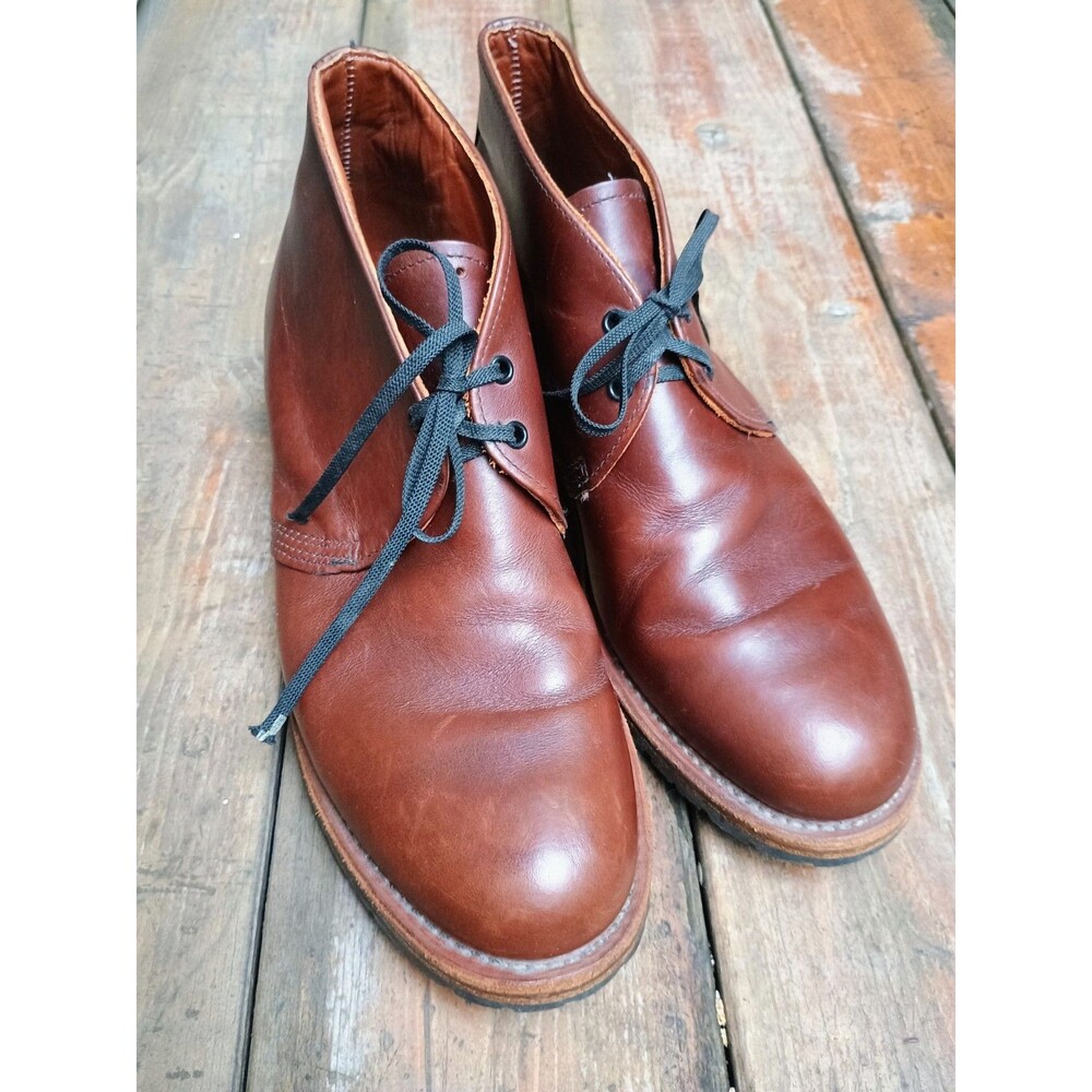 Red Wing 9017 Heritage Beckman Chukka Cigar Leather Work Mens Boots Size 9.5 D